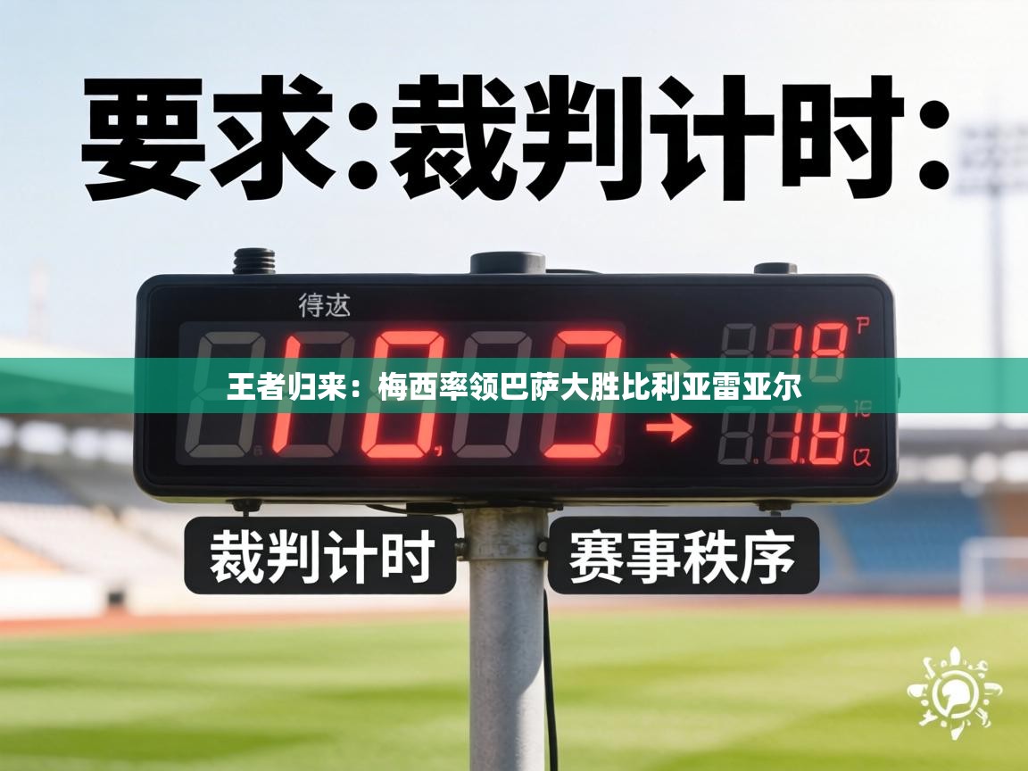 王者归来：梅西率领巴萨大胜比利亚雷亚尔  第2张