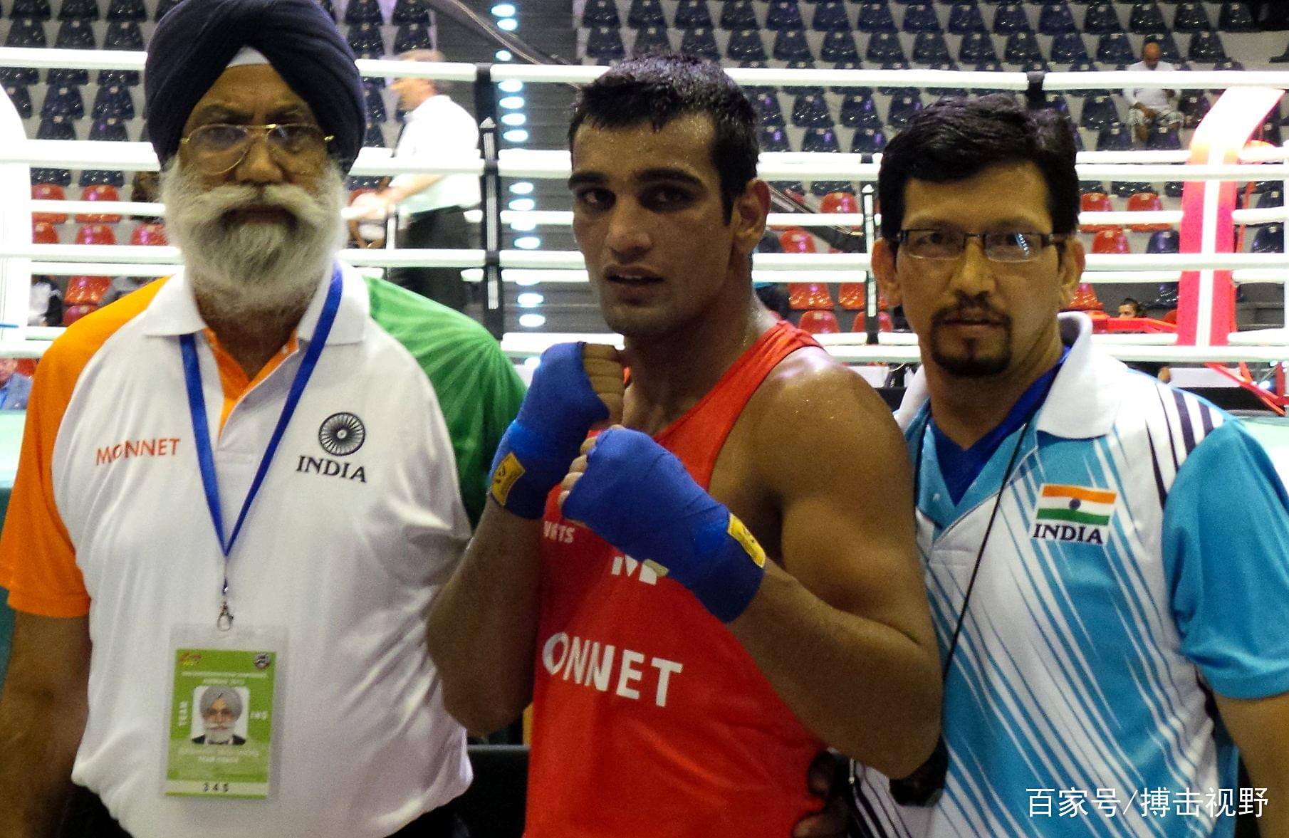 印度拳击选手个人表现抢眼，刷新记录